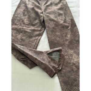 Mesmerize Snakeskin Print Flare Pants Size 10